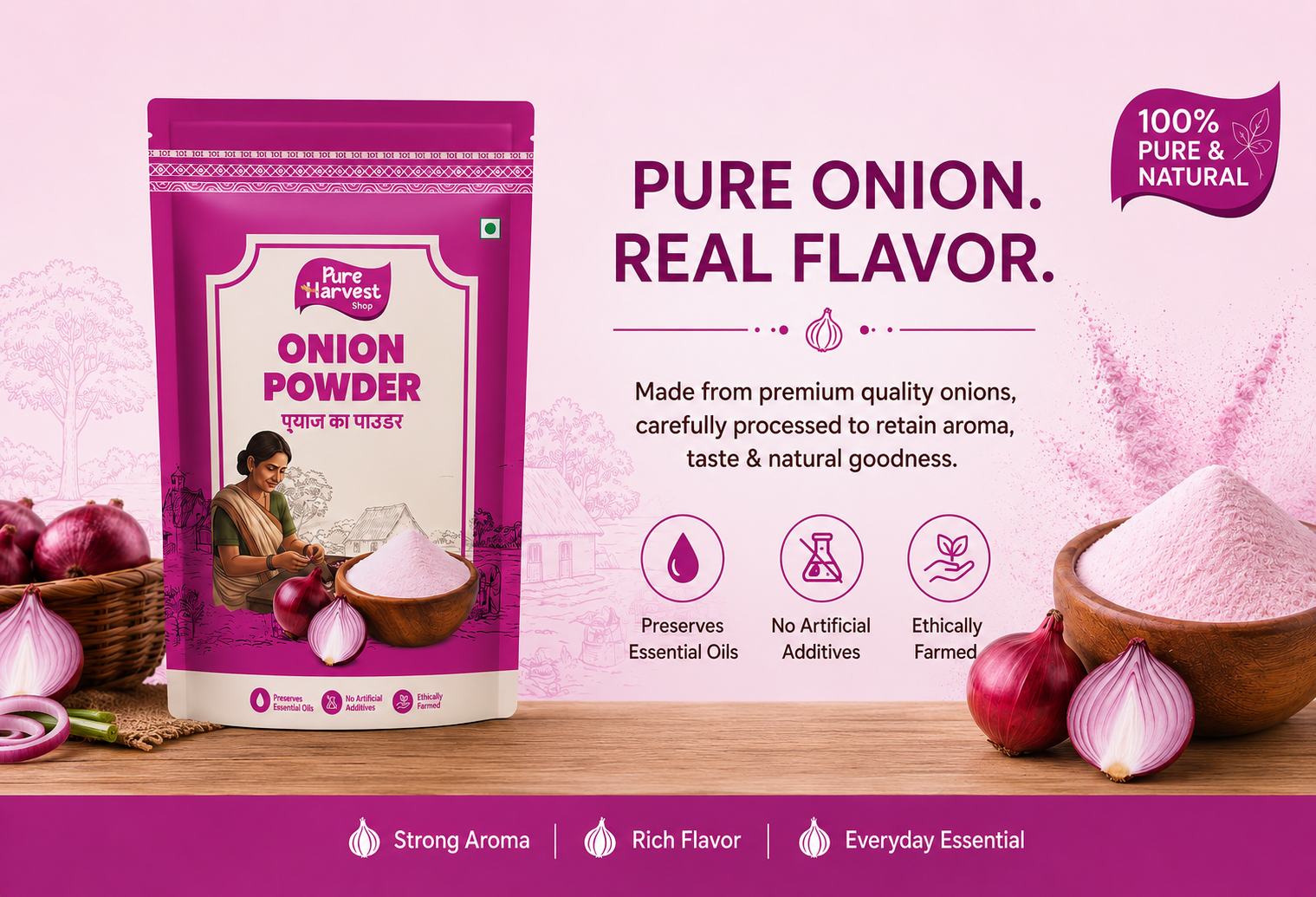 powder onion